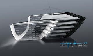 Illustration for article titled BMW's Tron-Like Turbodiesel Concept Rendered For Your Pleasure